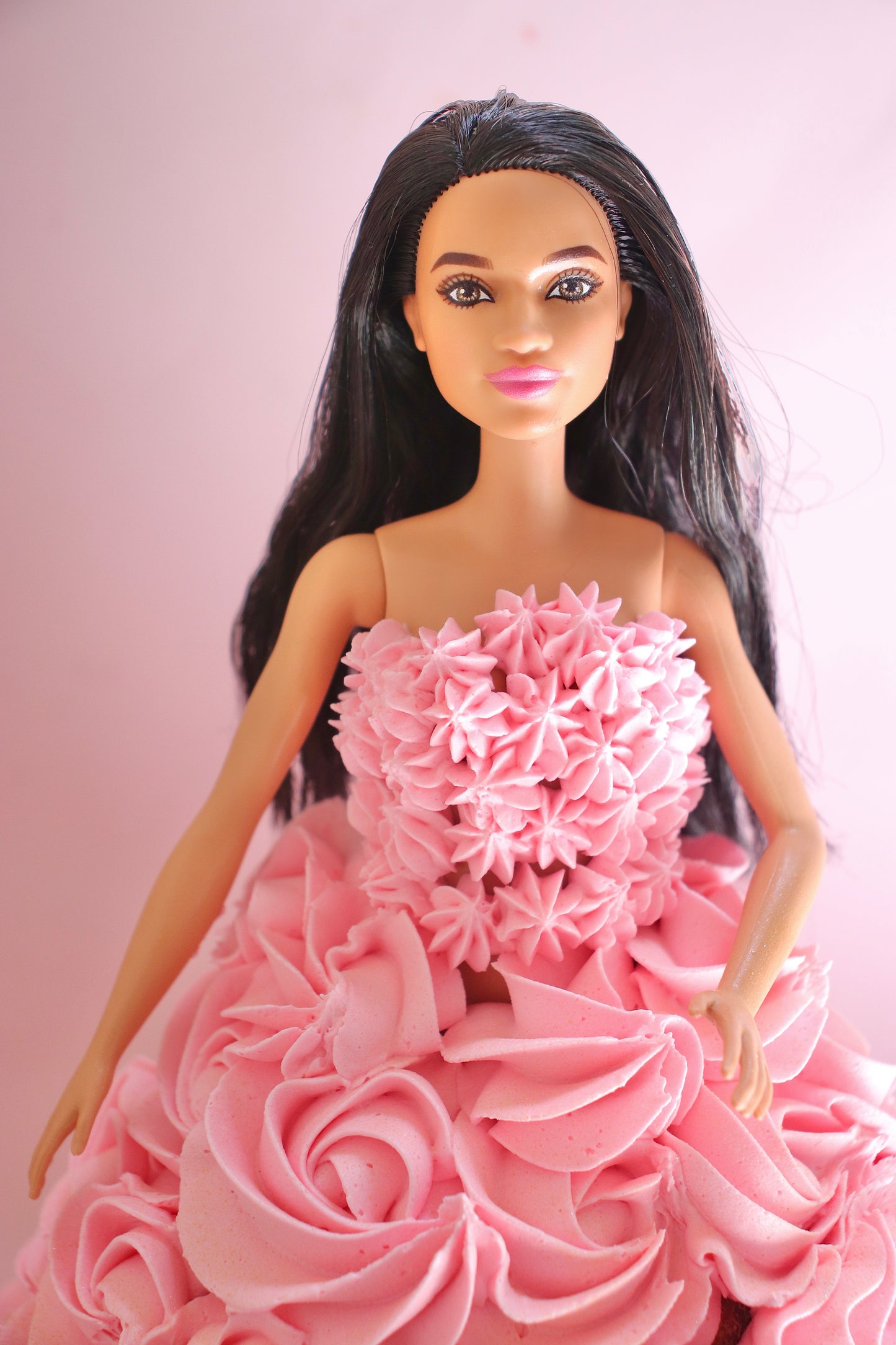 Barbie doll cake