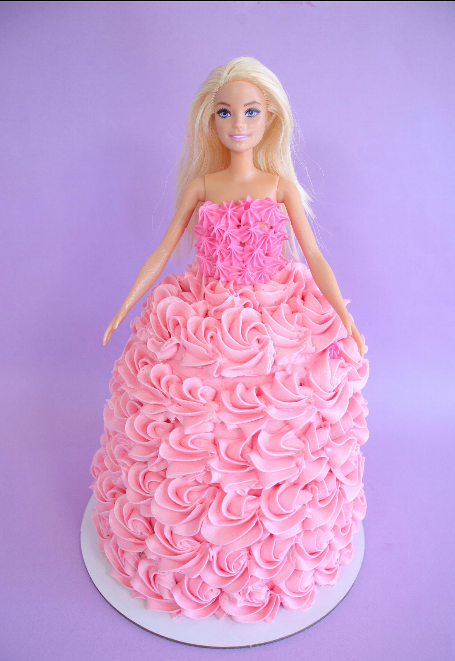 Barbie doll cake