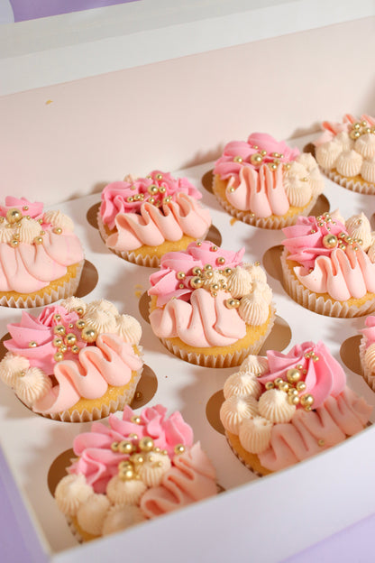 Pretty in Pink Ooze Cupcakes