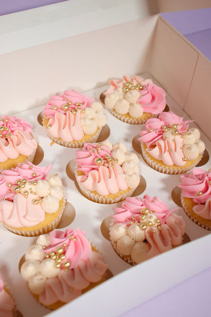 Pretty in Pink Ooze Cupcakes