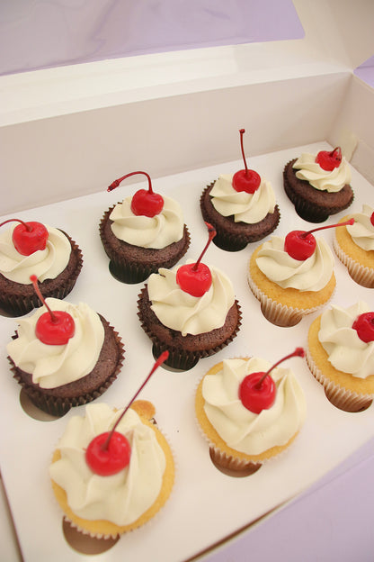 Cherry cupcakes